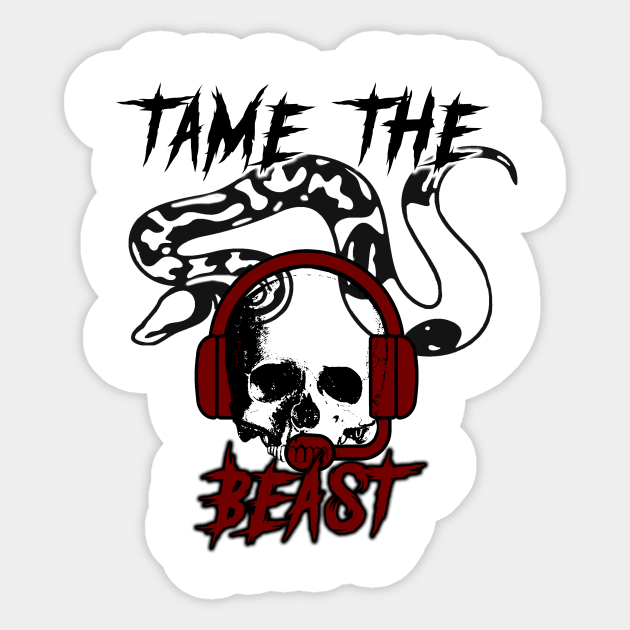 Tame The Beast Sticker by Beastmode9000